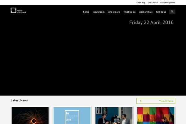 Webershandwick theme site design template sample