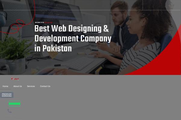 Site using Typing Effect plugin