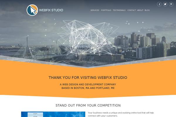 Site using Naked Social Share plugin
