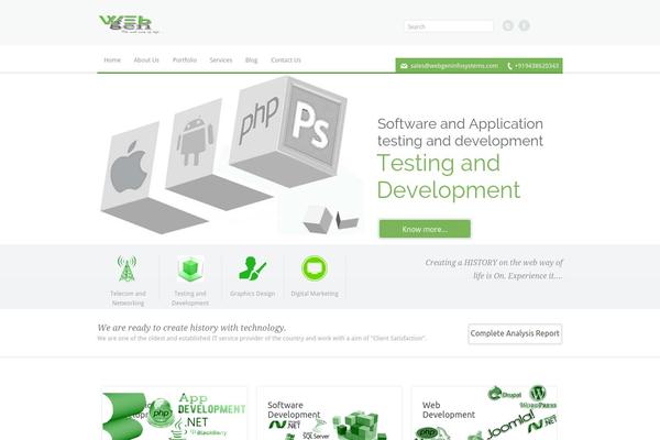 Awesome theme site design template sample