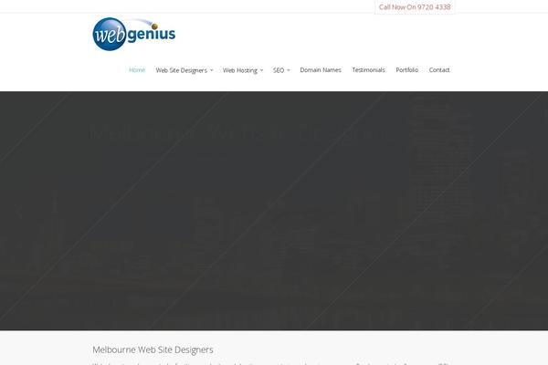 webgenius.com.au site used Webgenius