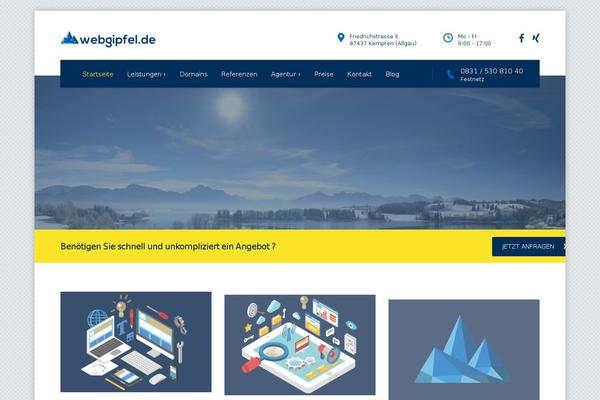 Site using PricingTable plugin