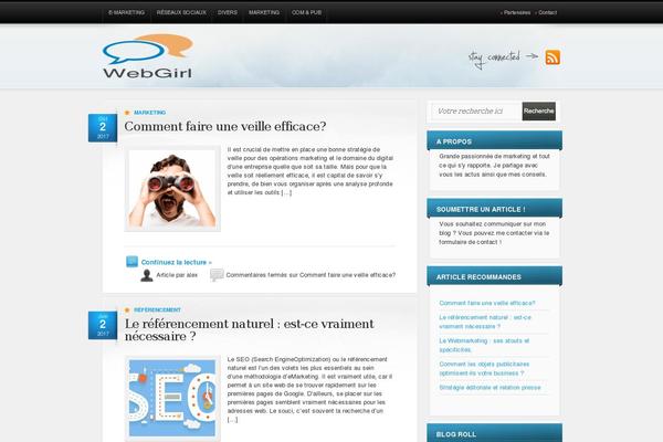 Site using The Social Links plugin