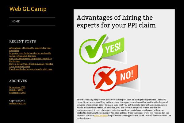 Journal Lite theme site design template sample