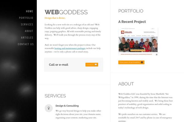 webgoddess.net site used Tenden