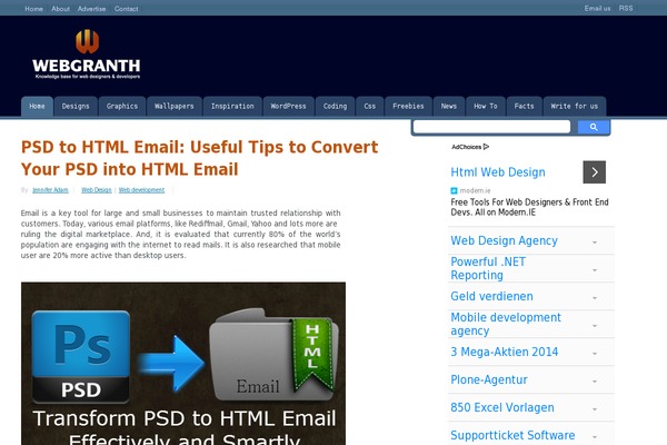 Site using Ad-ace plugin