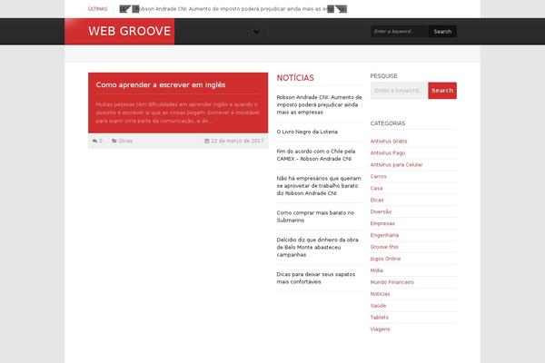 Reporter theme site design template sample