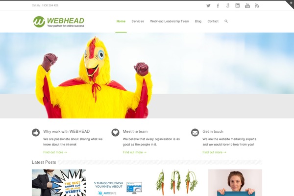 Thrive theme site design template sample