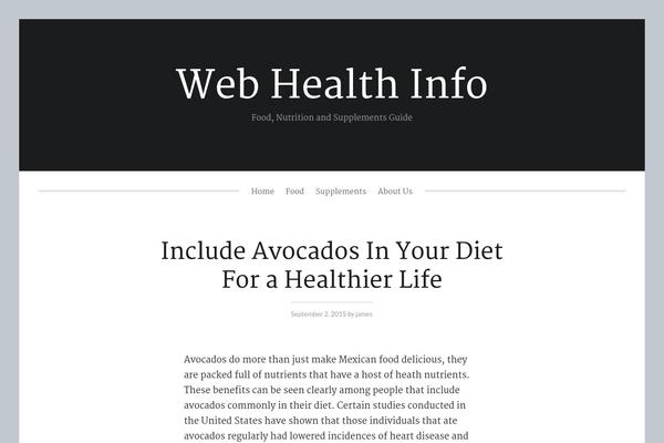 Qwerty theme site design template sample