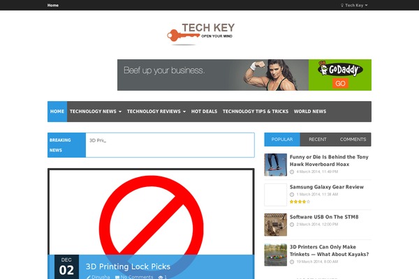 Adams theme site design template sample