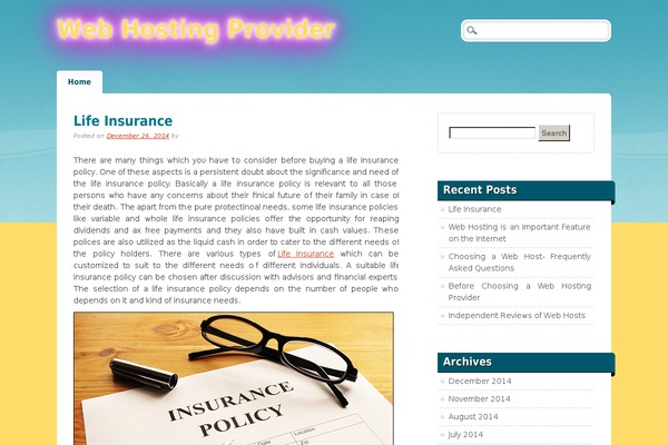 Citizen Journal theme site design template sample