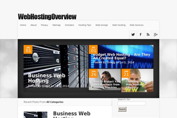 Nexus theme site design template sample