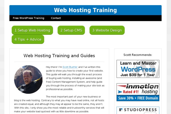 webhostingtraining.com site used Training