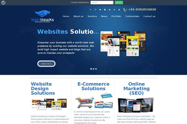 Site using WP Parallax Content Slider plugin