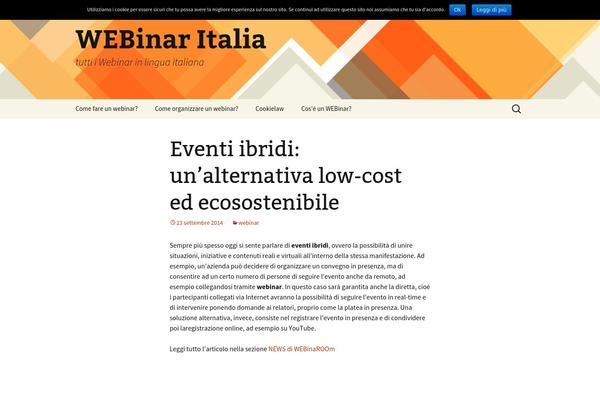 Twenty Thirteen theme site design template sample