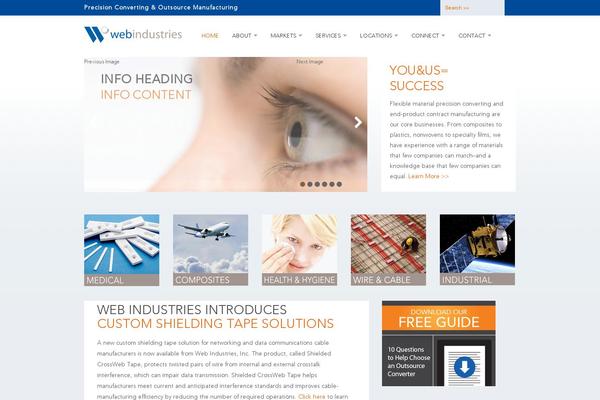 Anew theme site design template sample