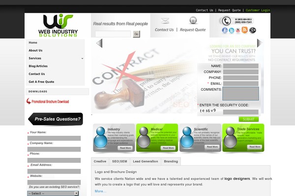 OnePress theme site design template sample