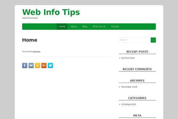 Basic theme site design template sample