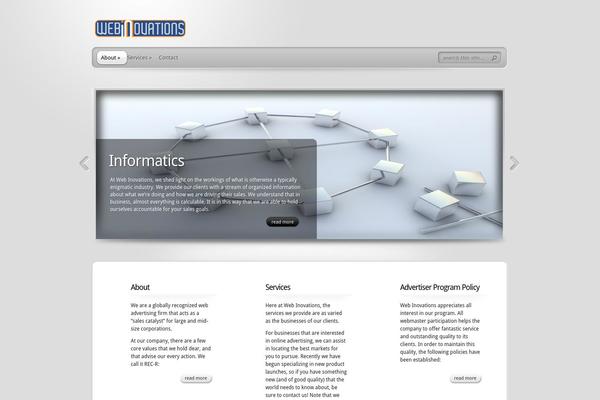 TheProfessional theme site design template sample