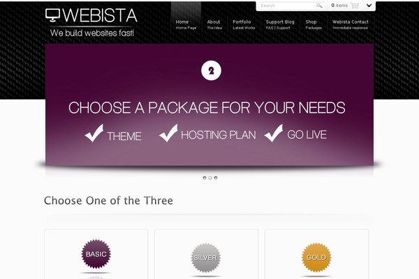 Dynamix theme site design template sample