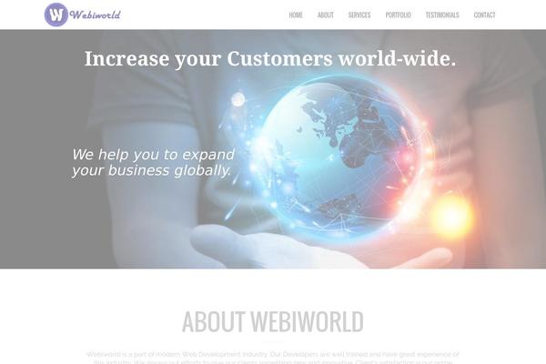 North theme site design template sample