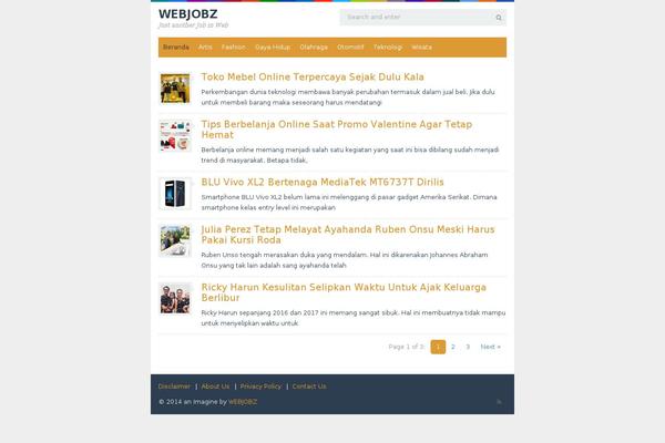 Flatsimplebingit theme site design template sample