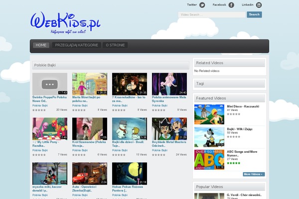 webkids.pl site used Videostream
