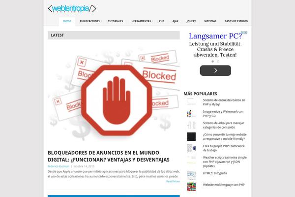 Site using Crayon Syntax Highlighter plugin