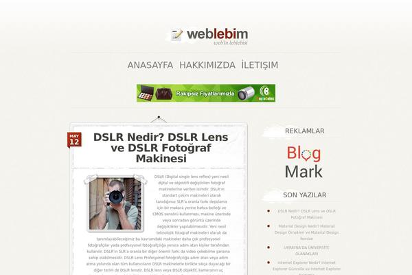 Personalpress theme site design template sample
