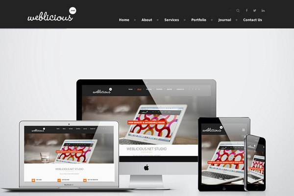 Hooray theme site design template sample