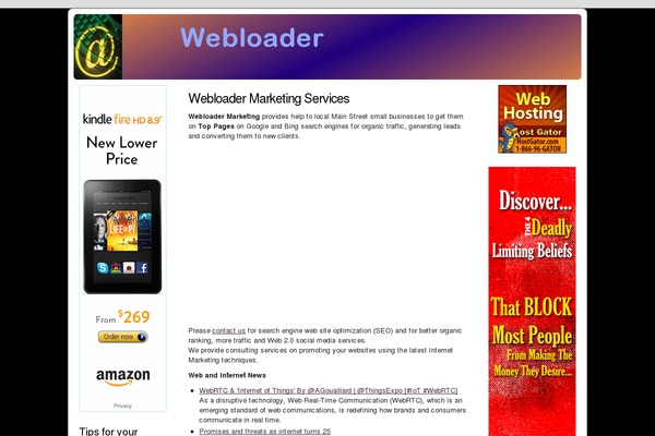 Sem Reloaded theme site design template sample