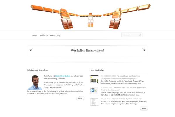 Evolution theme site design template sample