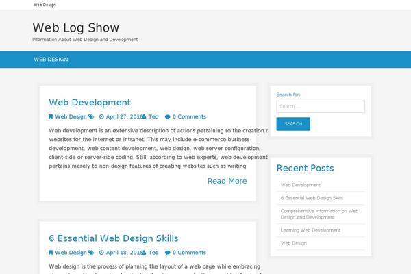 Simple East theme site design template sample