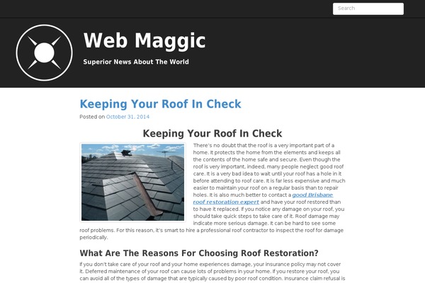 Flint theme site design template sample