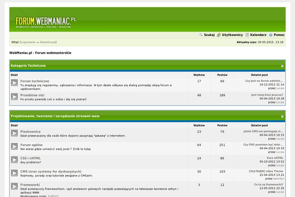 webmaniac.pl site used Dsanctuary