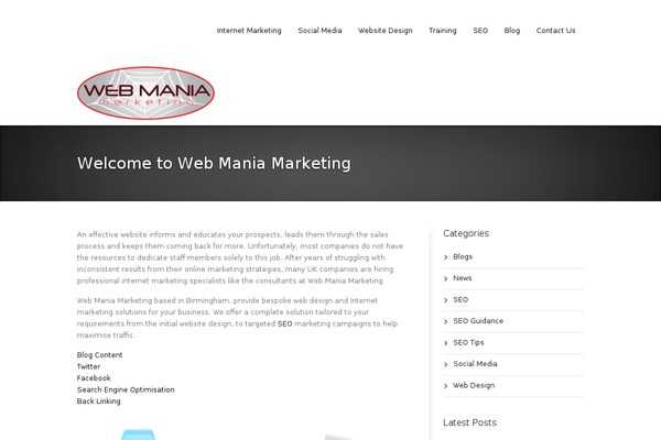 Carbon theme site design template sample