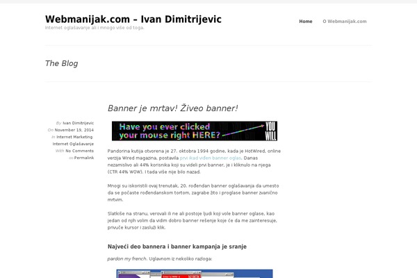 Classica theme site design template sample