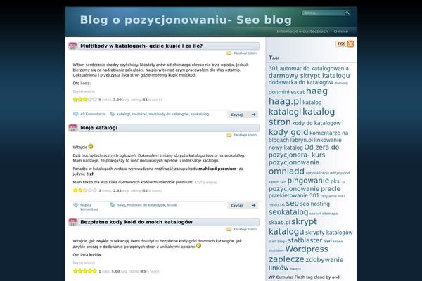 EOS theme site design template sample