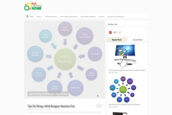 Minimalia theme site design template sample