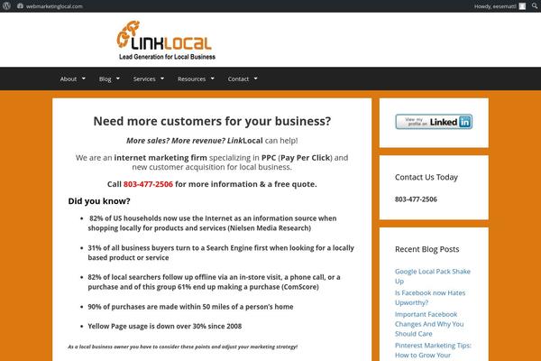 Twenty Twenty theme site design template sample