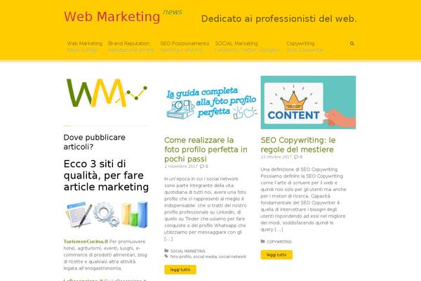 Site using WP Socializer plugin