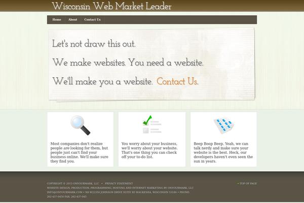Outreach theme site design template sample