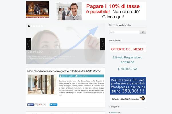 BlogsTrend theme site design template sample