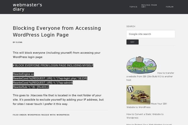 Porto Child theme site design template sample