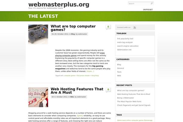 Eco theme site design template sample