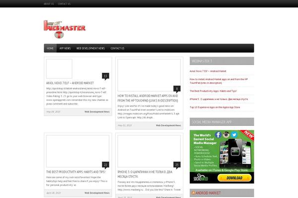 Site using Number My Post Pages plugin