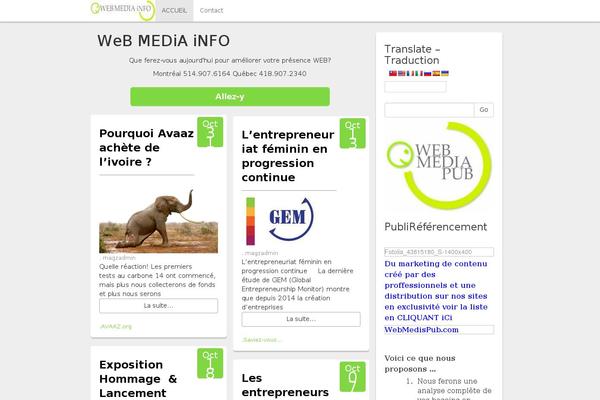 Social Magazine theme site design template sample
