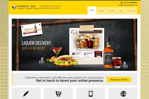 YellowProject theme site design template sample