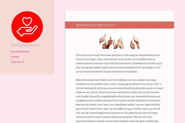webmoti.nl site used Pizzaland