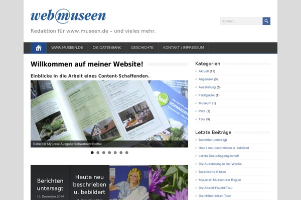 MineZine theme site design template sample
